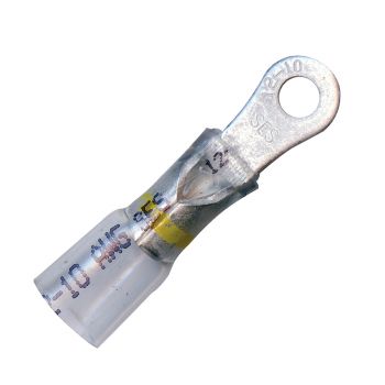 #8 Stud Yellow Opti-Seal Ring Terminal 12-10 AWG