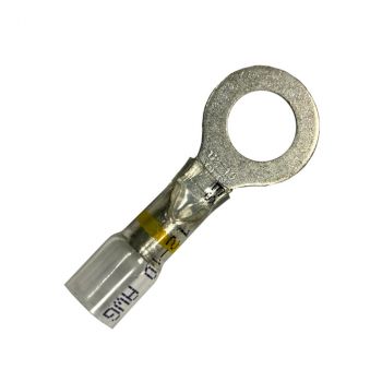 3/8" Stud Yellow (Wide Pad) Opti-Seal Ring Terminal 12-10 AWG
