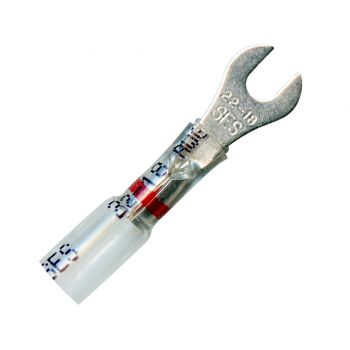 #6 Stud Red Opti-Seal Spade Terminal 22-18 AWG