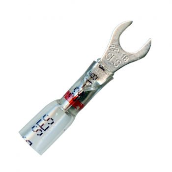 #8-10 Stud Red Opti-Seal Spade Terminal 22-18 AWG