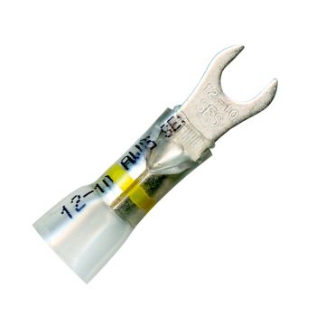 #8-10 Stud Yellow Opti-Seal Spade Terminal 12-10 AWG