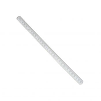 .220" White Stripe High-Flow Adhesive Shrink Tubing 24-12 AWG