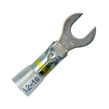1/4" Stud Yellow Opti-Seal Spade Terminal 12-10 AWG