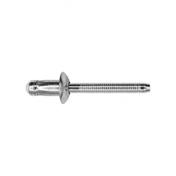 1/4" Steel Specialty Blind Rivet with 1/2" Flange (7/64"-3/16" Grip Range)
