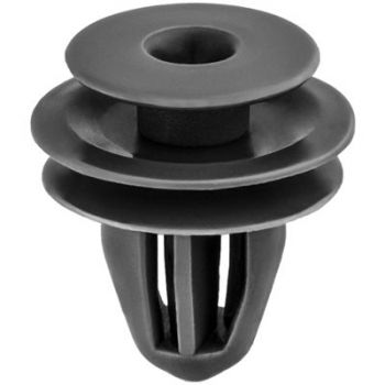 Honda/Acura Door Trim Panel Retainer – Gray Nylon, 9mm Stem, 12mm Stem Length