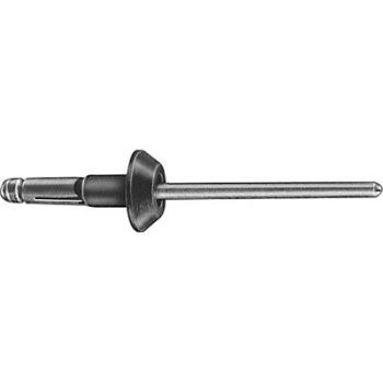 5/32" Polyethylene-Coated All-Aluminum Blind Rivet with 15/32" Flange (1/8"-11/32" Grip Range)