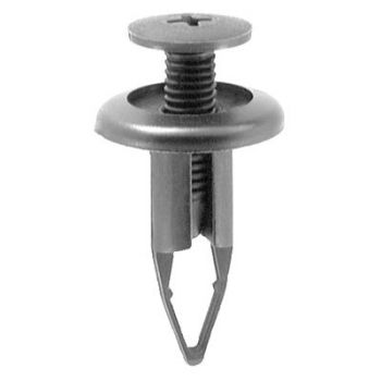Toyota Black Nylon Bumper Cover Screw-Type Retainer – 9mm Hole