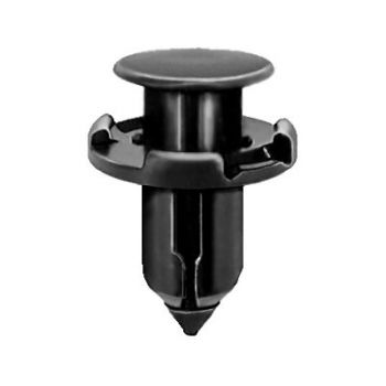 Honda/Mitsubishi/Chrysler Black Nylon Fender & Bumper Drive-Pin Retainer – 9mm Hole