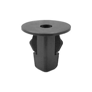 Toyota Hood & Fender Screw Grommet – Black Nylon, M5.5 (#12), 9mm Square Hole