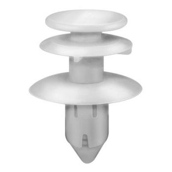 Chrysler/Dodge/Jeep Door Trim Panel Retainer – White Nylon, 9mm Stem