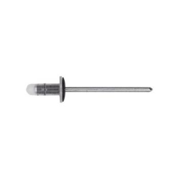 1/8" Aluminum Blind Rivet with Plastic Cap and 5/16" Flange (3/64"-3/16" Grip Range)