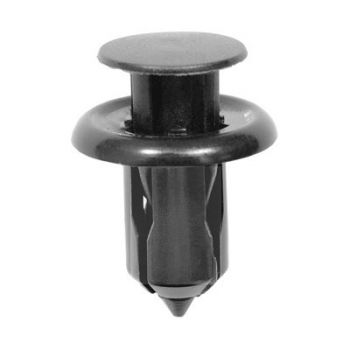 Mazda/Ford Black Nylon Bumper Cover & Grille Drive-Pin Retainer – 10mm Hole