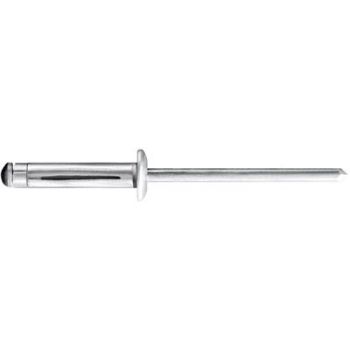 5/32" All-Aluminum Blind Rivet with 5/16" Flange (3/64"-9/32" Grip Range)