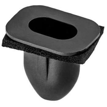 Mitsubishi Back Glass, Quarter Glass & Spoiler Grommet with Seal – Black Nylon