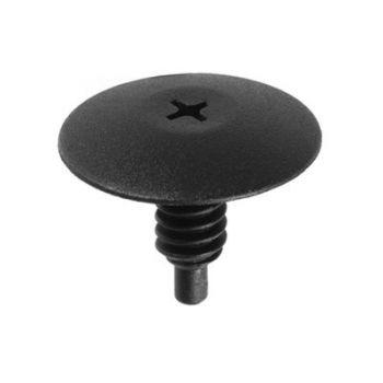 Volkswagen/Audi Black Nylon Cowl Vent & Defroster Grille Screw Retainer – 23mm Head
