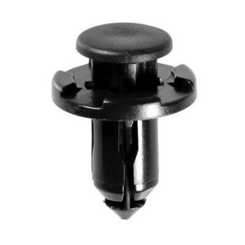 Subaru Black Nylon Bumper, Engine Cover, Fender & Grille Drive-Pin Retainer – 10mm Hole