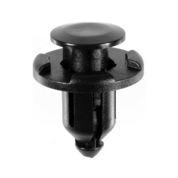 Subaru Black Nylon Front Bumper & Fender Drive-Pin Retainer – 10mm Hole