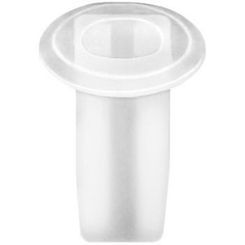 Subaru White Nylon Rear Bumper Screw Grommet – M4.8 (#10), 7mm Square Hole