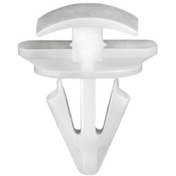 Volkswagen/Audi White Nylon Door & Wheel Opening Molding Clip – 9mm Hole