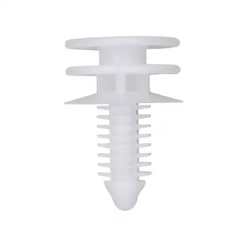 GM White Nylon Windshield Garnish & Interior Trim Retainer – 20mm Head, 19mm Stem