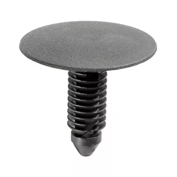 GM/Buick Black Nylon Headliner Trim Panel Retainer – 25mm Head, 6.5mm Hole