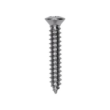 #6 x 1" Phillips Oval Head Tapping Screw