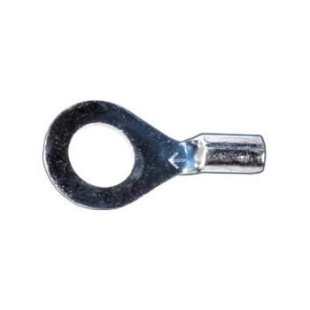 #12 Stud Solderless Ring Terminal Non-Insulating 16-14 Gauge