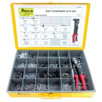 Rivet Assortment with Gun