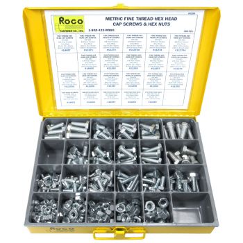 Metric Fine Thread HH Cap Screws & Nuts