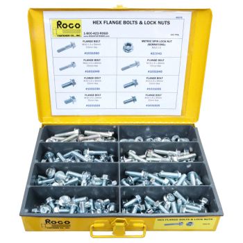 M10 Hex Flange Bolts & Lock Nuts