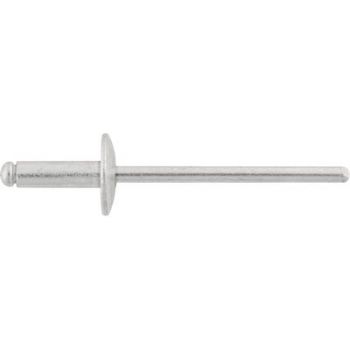 1/8" All-Aluminum Large Dome Pan-L-Rivet with 3/8" Flange (3/16"-1/4" Grip Range)