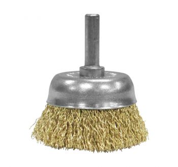 2" Crimped Cup Wire Brush - Coated Steel