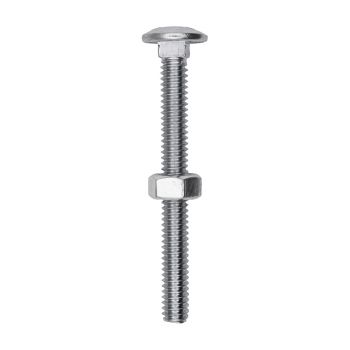 1/4"-20 x 2-1/2" Grade 5 Carriage Bolt