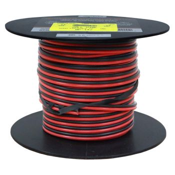 14 Gauge Red & Black Bonded Parallel Trailer Wire - 100'