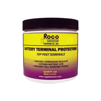 Post Mount Battery Terminal Protector Rings
