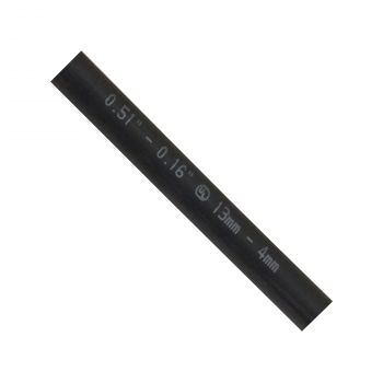 .50" I.D. Black Heavy Dual Wall Shrink Tubing 2-4 AWG