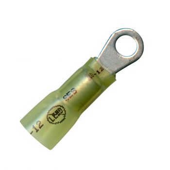 #10 Yellow Elektralink Ring Terminal - 12-10 Ga