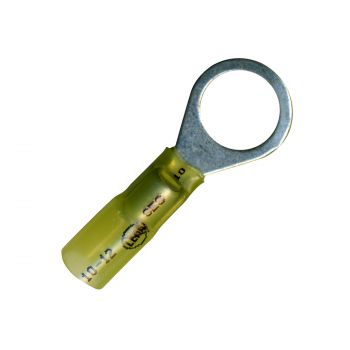 1/2" Yellow Elektralink Ring Terminal - 12-10 Ga