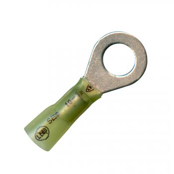 3/8" Yellow Elektralink Ring Terminal - 12-10 Ga