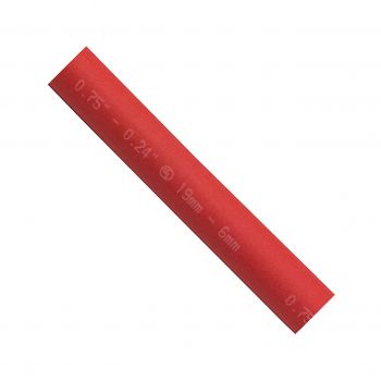 .80" I.D. Red Heavy Dual Wall Shrink Tubing 1-1/0 AWG