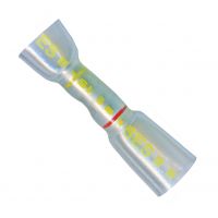 Clear/Yellow Dashes Hydrlink Butt Connectors 12-10 AWG