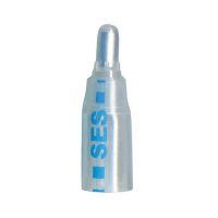 Clear/Blue Dashes Hydralink Closed End Connectors 22-14 AWG