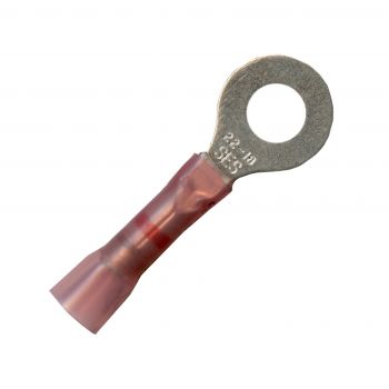1/4" Stud Red MultiLink Ring Terminal 22-18 AWG