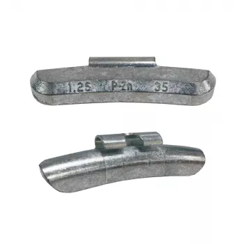 1-1/4 oz."P" Series Zinc Wheel Weight