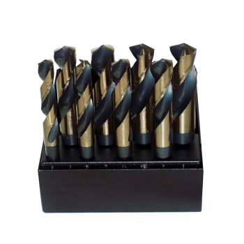 8 Pc. Heavy-Duty Steel Drill Set - 1/2" Shank