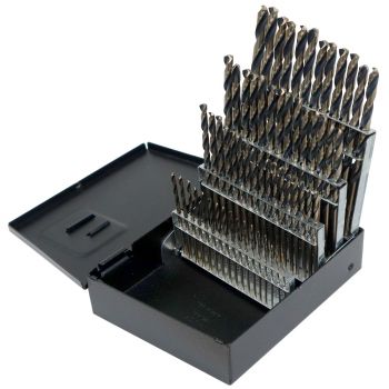60 Pc. Jobber Drill Bit Set - 135° Split Point