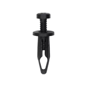 GM Rocker Panel Screw-Type Retainer – Black Nylon, 6mm Hole, 11mm Head