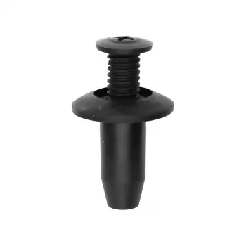 Ford Bumper Screw-Type Retainer - 18mm Head, 18mm Stem, Black Santoprene