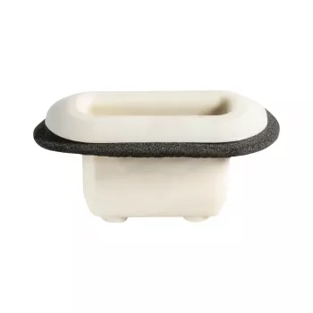 GM/Chevrolet Cowl Vent Grommet with Sealer – White Nylon, 7 x 21mm Slot