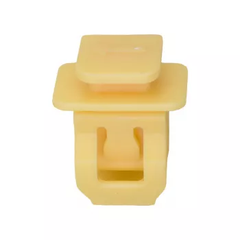 GM Front Bumper Fascia Retainer Clip - Yellow Nylon, Fits 8mm x 14mm Slot
